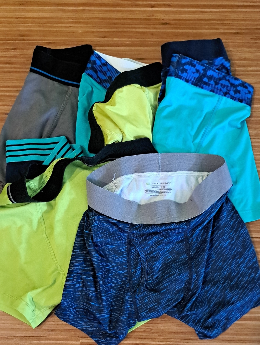 8 Lot Boys Boxer Briefs 10-12